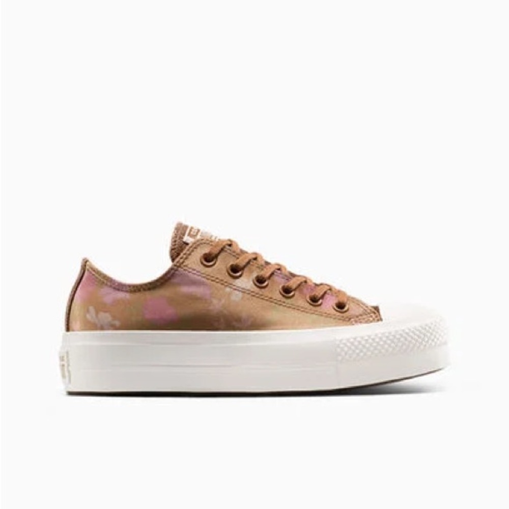 Converse Brown and Pink Sneakers